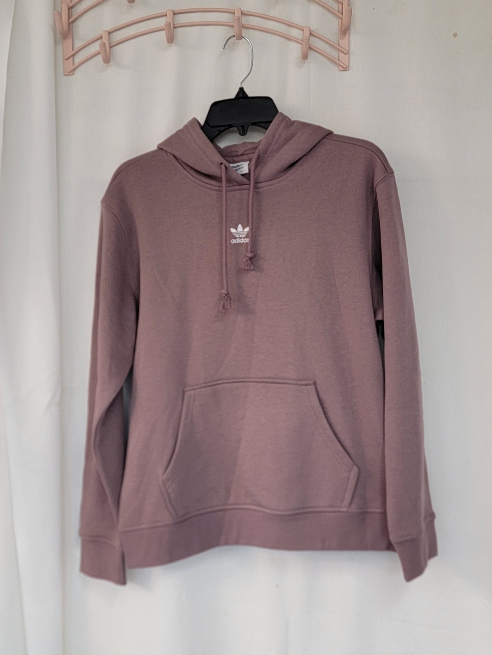 adidas Men's Hoodie in Dusty Mauve